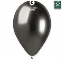 Балон хром сив, диаметър 33 см,Gemar GB120 #090 /Uk/
