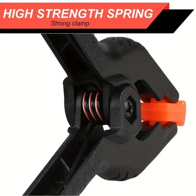 Пластмасова щипка за винил и балони, 5,0см /Tm/