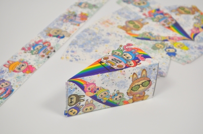 Комплект 13 парчета /заготовки за хартиена торта Лабубу, с вкл. ринг за декорация /Mr/