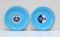 Персонализирана хартиена парти чинийка Левски футбол, 6бр. пакет