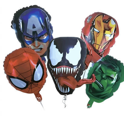 Комплект 5 бр. фолиеви балони Отмъстителите/Avengers /Pe/