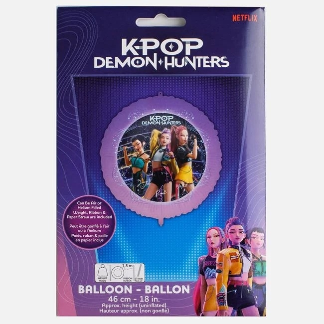 Фолиев балон Кей Поп K-POP Demon Hunters, 46 см /Mb/