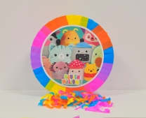 Пинята Squishmallows, две лица 40х40 см