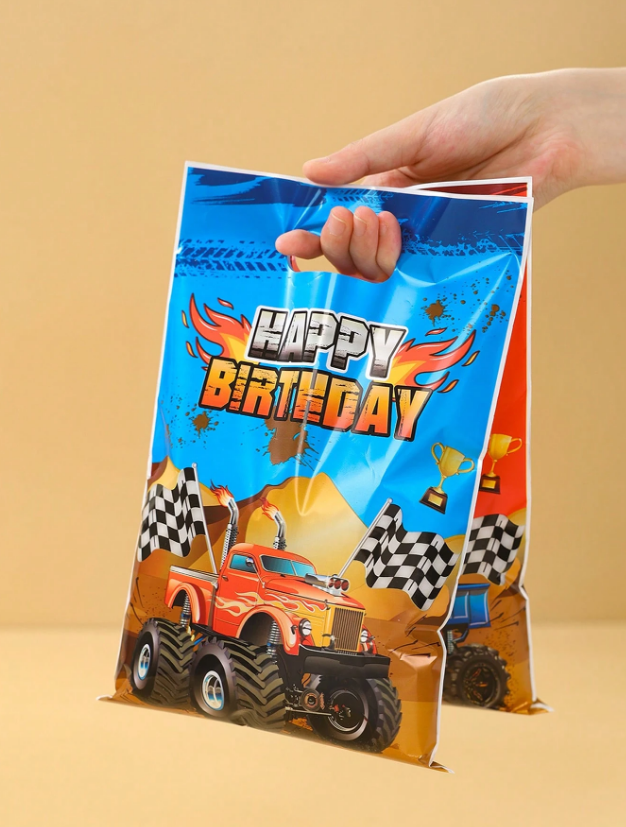 Подаръчни торбички, пликове Хот Уилс / Monster truck,12х27см, 25 бр. в опаковка /Ch/
