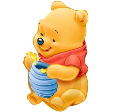 Фолиев балон Мечо Пух, 62см /Pe/