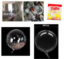Балон Сфера прозрачен Бабъл / Bubble, диаметър 61 см /GX/