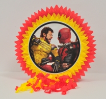 Пинята Дедпул и Върколака, две лица 40х40 см