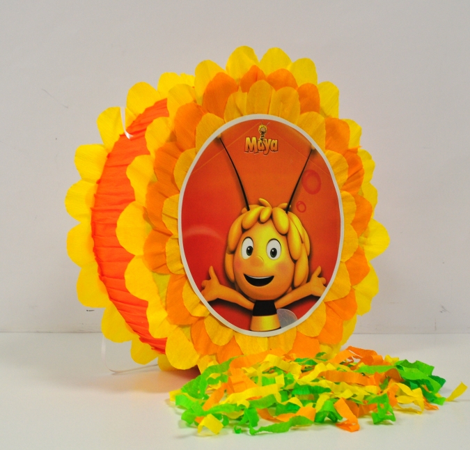 Пинята Пчеличката Мая, две лица 40х40 см