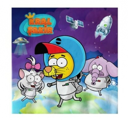 Парти салфетки Крал Шакир / Kral Sakir 33х33 см лицензирани