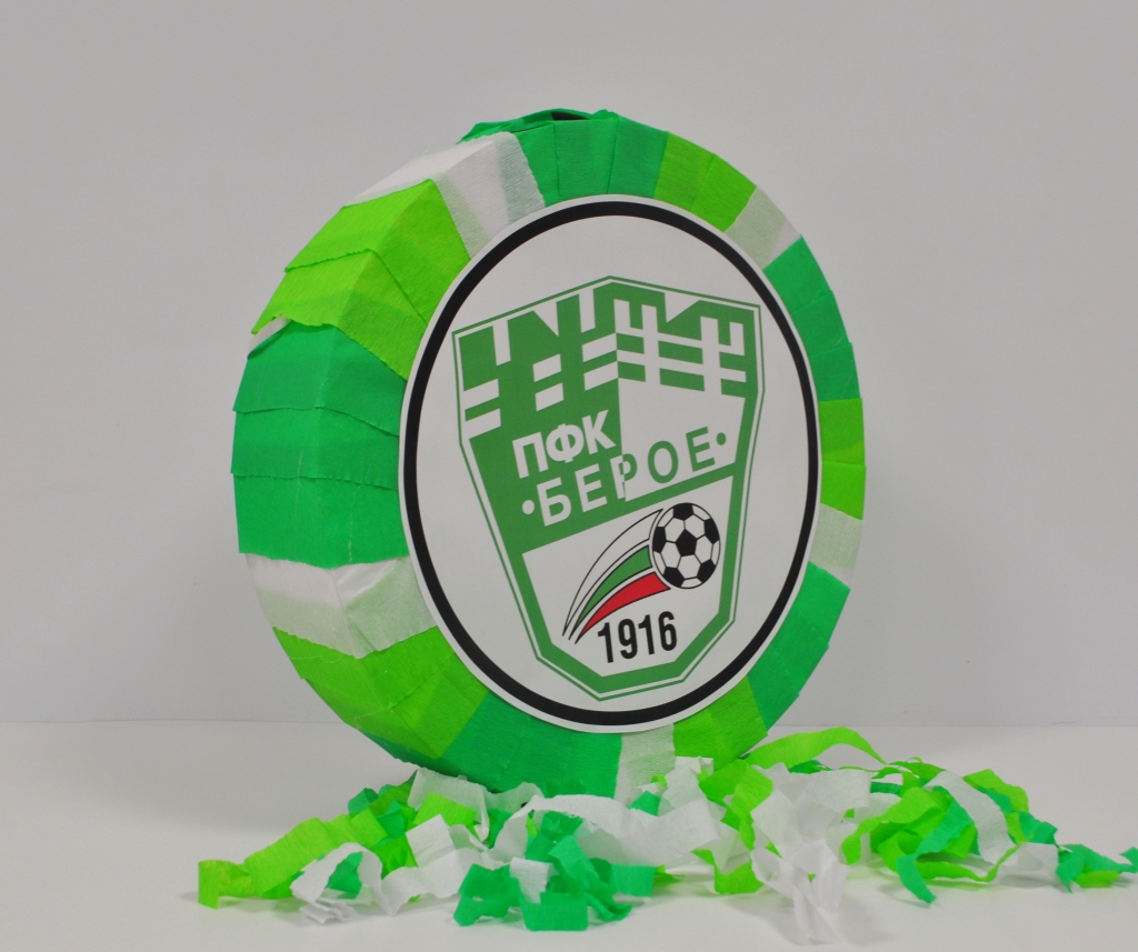 Пинята Берое, две лица 40х40 см