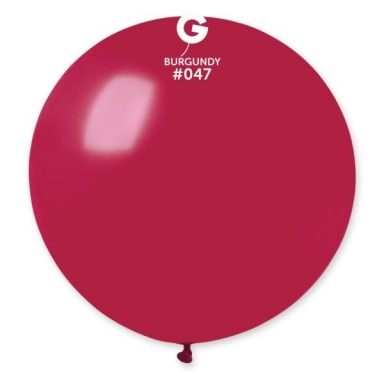 Балон диаметър 80 см, цвят бордо, Gemar G220 #047 /Uk/