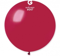 Балон диаметър 80 см, цвят бордо, Gemar G220 #047 /Uk/