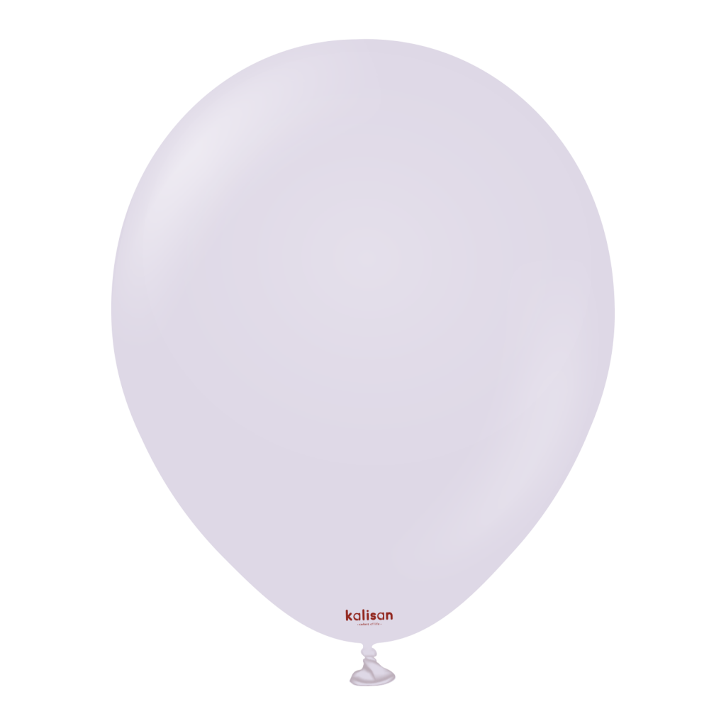 Балон цвят люляк /макарон/ / Lilac, Калисан, диаметър 30 см, 10 бр. в пакет
