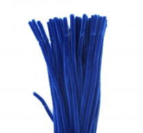 Телени плюшени пръчки за декорация, 1бр. цвят син /Sa/