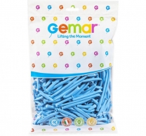 Моделиращи балони цвят светло/бебешко син, 5х140см,100бр. в пакет, Gemar D4 072