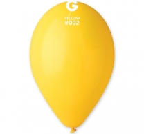 Балон светло жълт, диаметър 26 см, 10 бр. в пакет Gemar G90 #002 /Uk/