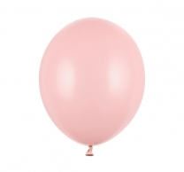 Балон цвят бледо розов /pale pink/ пастел, диаметър 30 см, 10 бр. в пакет /Pd/