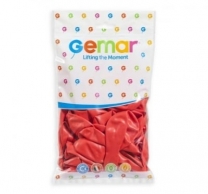 Балон цвят корал / Coral, диаметър 26 см, 100 бр. в пакет, Gemar G90 #078