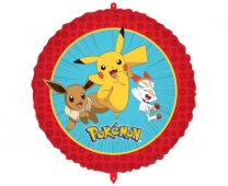 Фолиев балон Покемон/Pokemon, 46 см, с вкл. тежест и лента /Gd/