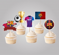 Топер за мъфини Барселона, 10 бр. в опаковка