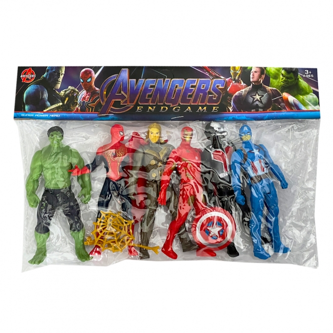 Комплект светещи фигури Отмъстителите/Avengers, 5 различни героя /Li/