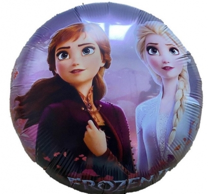 Фолиев балон Елза и Ана / Frozen, 45 см