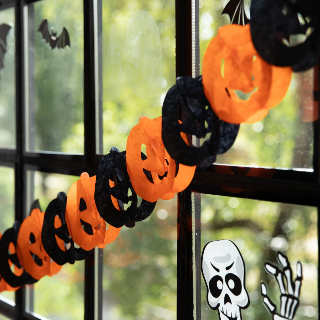 Банер гирлянд за декорация Хелоуин Тикви / Haloween, 3,00 м /Pp/