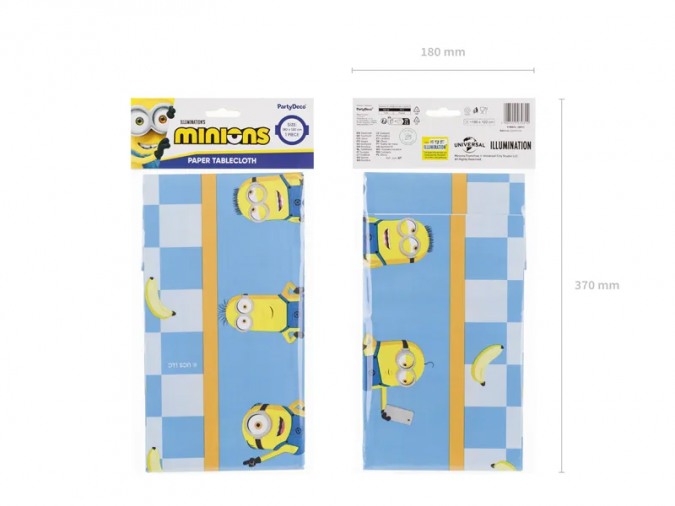 Парти покривка Миньони/Minions, 120х180см /Gd/