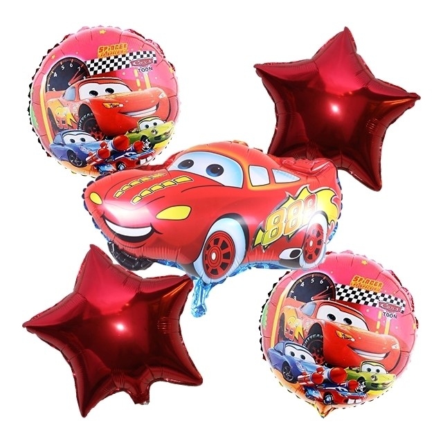 Комплект 5 бр. фолиеви балони Маккуин /Pe/