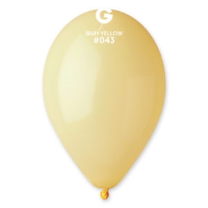 Балон цвят горчица, диаметър 26 см, 10 бр. в пакет Gemar Италия G90 #043