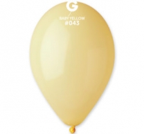 Балон цвят горчица, диаметър 26 см, 10 бр. в пакет Gemar G90 #043 /Uk/