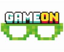 Парти маски Геймърски рожде ден /Майнкрафт/ GAME ON, 6 бр. в опаковка /Gd/