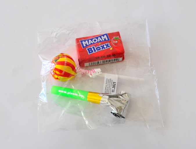 Индивидуално пакетче с лакомства и изненади