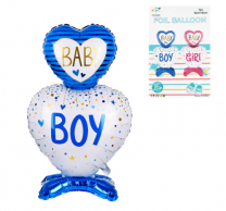 Фолиев стоящ балон Бебе момче, Baby Boy, 110см /Ch/
