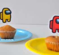 Топер за мъфини Амонгъс, 6 бр. в опаковка