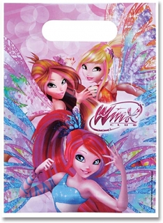 Торбички за сладки или подаръчета, Уинкс/Winx, 6 бр. в пакет