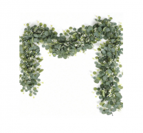 Евкалиптов венец за декорация на маса, стена, арка 16х180см /Ch/