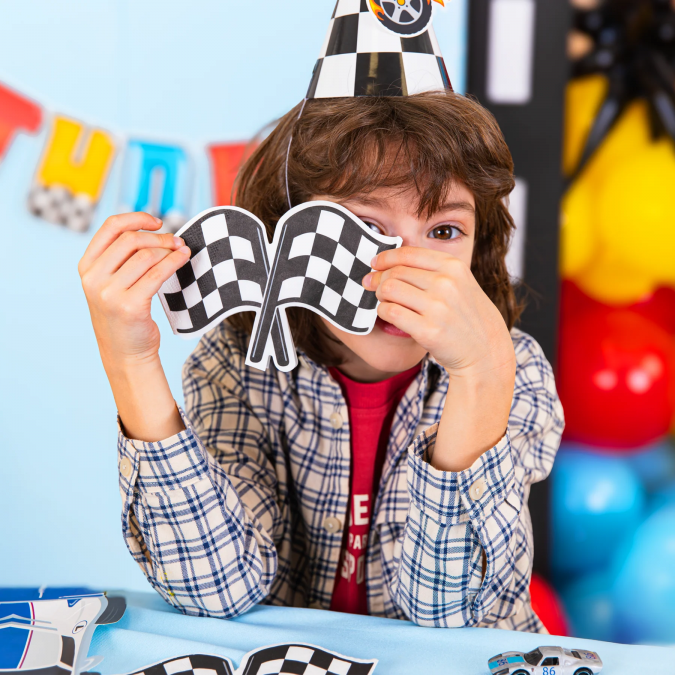 Парти салфетки Спортни коли, 17,5х11 см, 12 бр. в пакет /Pp/