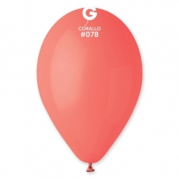Балон цвят Корал, Coral диаметър 30 см, 100 бр. в пакет, Gemar G110 #078 /Uk/