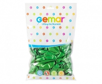 Балон металик, цвят тъмно зелен, диаметър 26 см, 100 бр. в пакет, Gemar GM90 #037