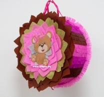 Пинята Розово Мече 40/40 см / Pinata Pink Bear