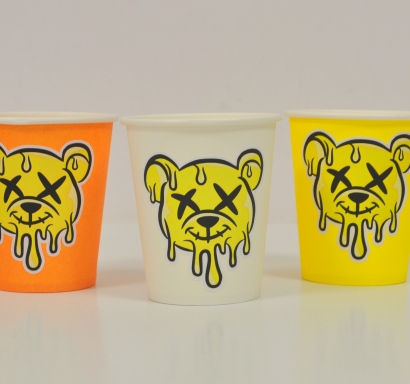 Парти чашка 220 мл., Лава Беър, 6бр. пакет