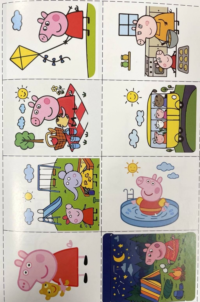 Книжка за оцветяване с включени стикери Пепа Пиг /St/