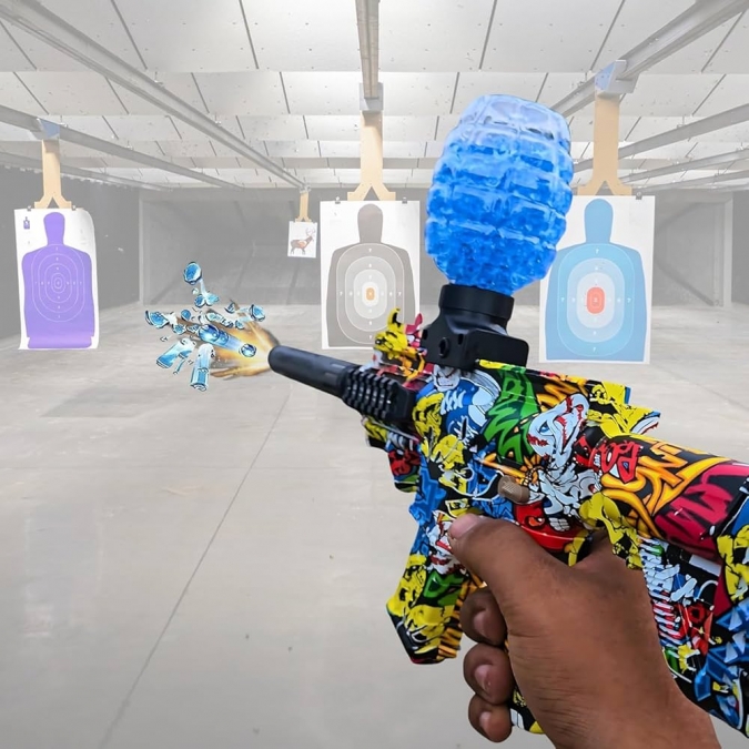 Автомат /бластер/ WH40-3 с хидро топчета /Li/