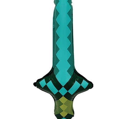 Фолиев 3D балон Майнкрафт Меч, 64см /Pe/