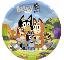Хартиена чинийка Блуи / Bluey, 10 бр пакет /Gx/
