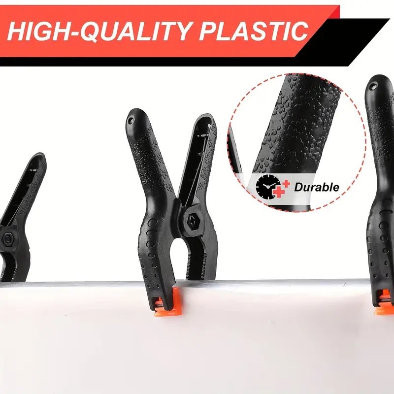 Пластмасова щипка за винил и балони, 5,0см /Tm/