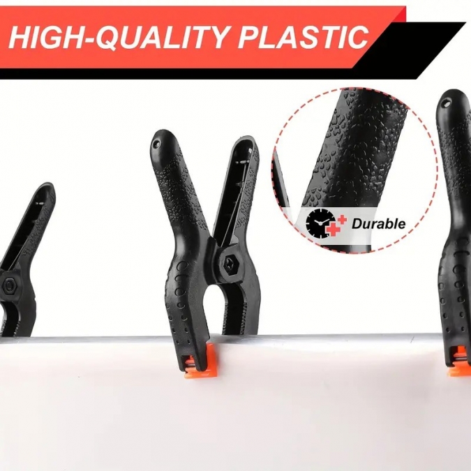 Пластмасова щипка за винил и балони, 5,0см /Tm/