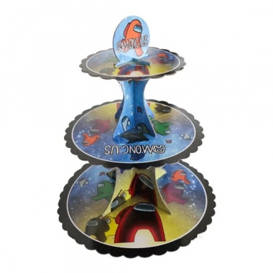 Стойка за мъфини Амонгъс/Among Us /Pe/