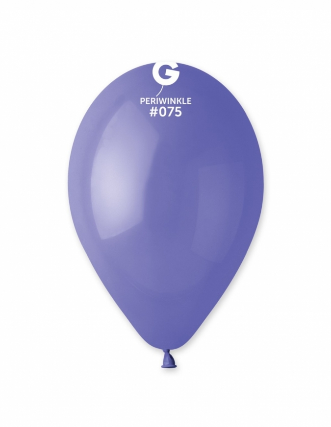 Балон цвят Лавандулово син, Periwikle, диаметър 30 см, 100 бр. в пакет, Gemar G110 #075 /Uk/